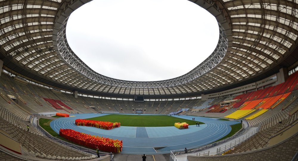 Renovation of Luzhniki stadium for 2018 football World Cup