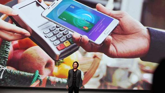 Injong Rhee head of Samsung Pay speaks at the Samsung Unpacked Phone Launch last August in New York City