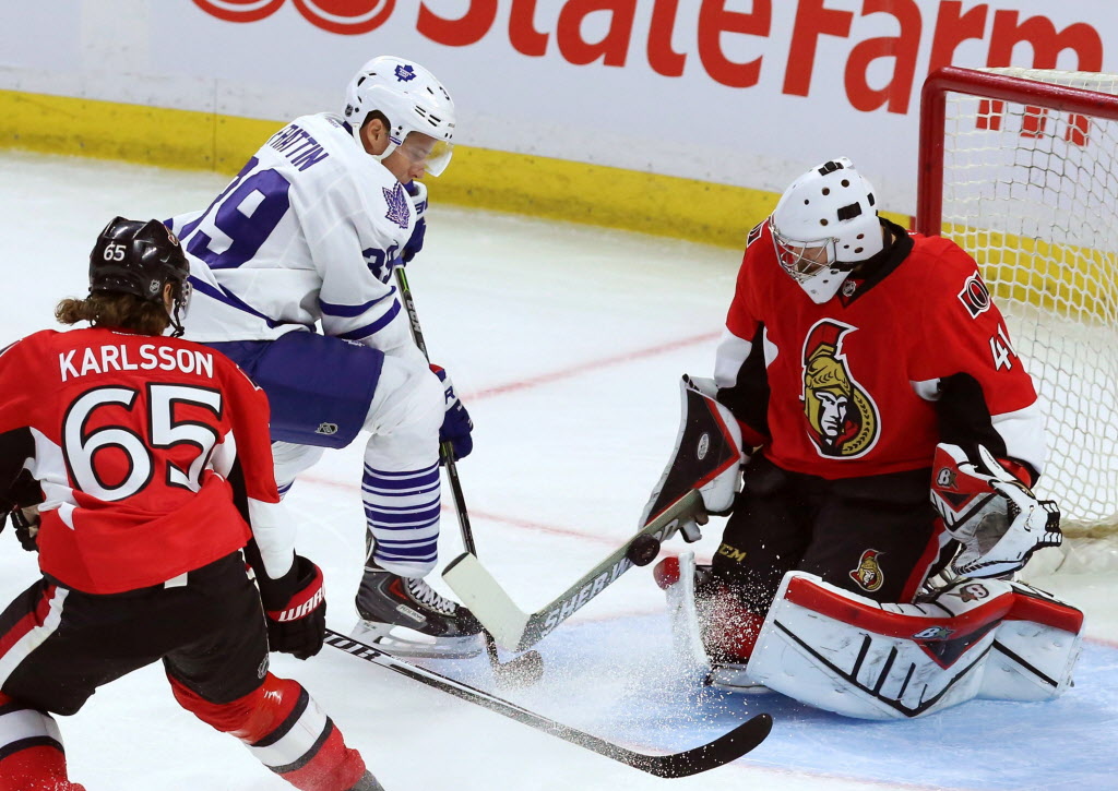 Senators get past Flames in shootout