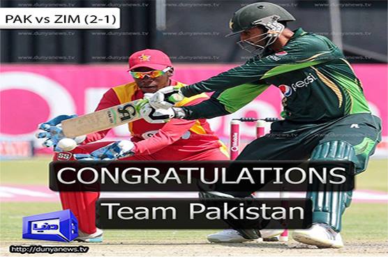 Shoaib Malik has been declared Man of the Series while Bilal Asif has been adjudged Man of the Match