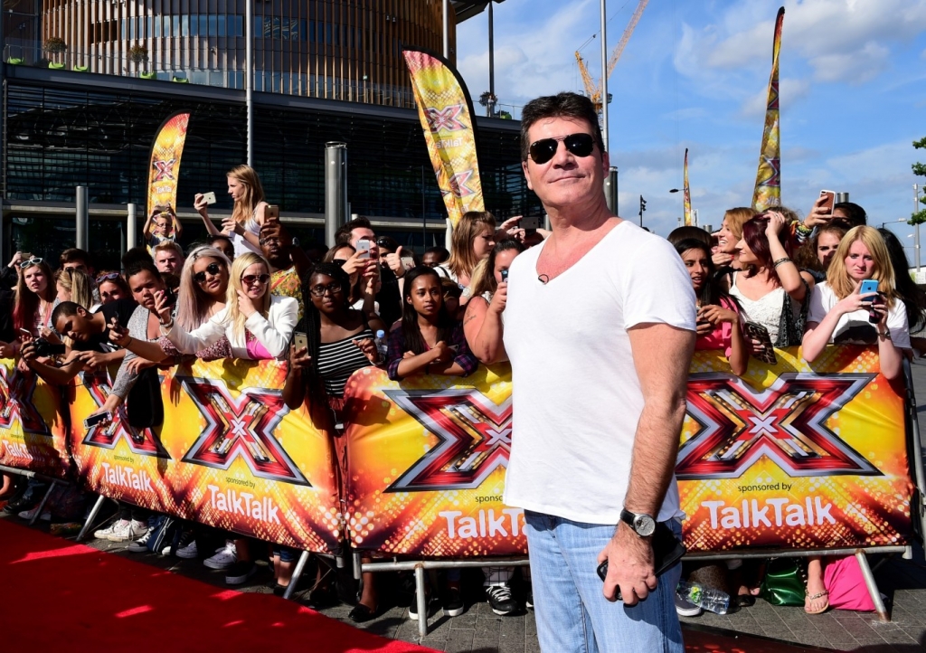 Simon Cowell's surprise visit to Brit School pupils