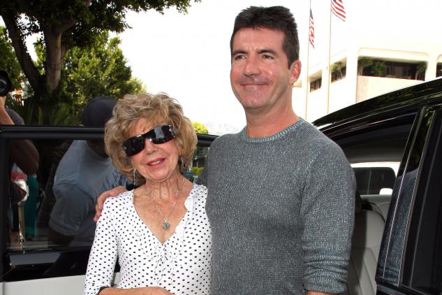 Simon and his mother Julie Cowell