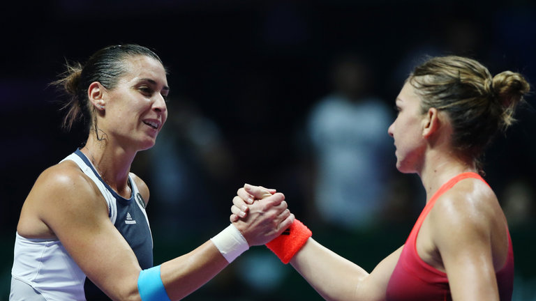 Simona Halep Too good for Flavia Pennetta in Singapore