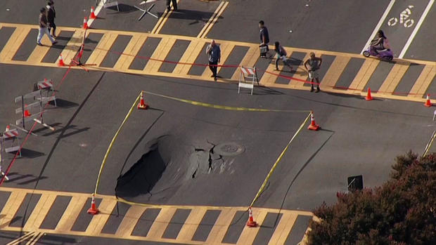 Sinkhole Forces Closure of East Bay Intersection