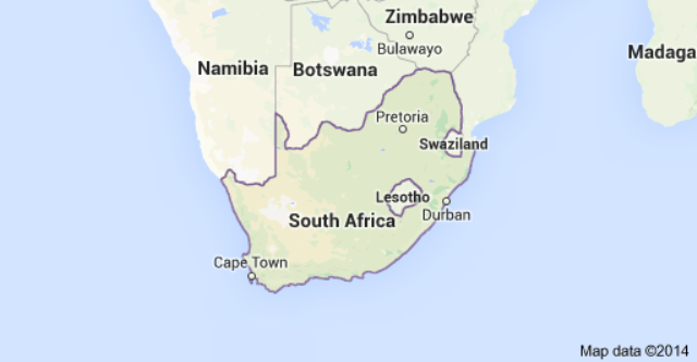 South Africa map