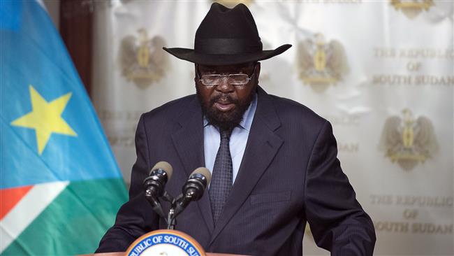 South Sudan President Salva Kiir addresses the nation from the State House