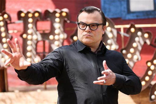 Jack Black arrives at the World Premiere of'Goosebumps at the Regency Village Theatre on Sunday Oct. 4 2015 in Los Angeles