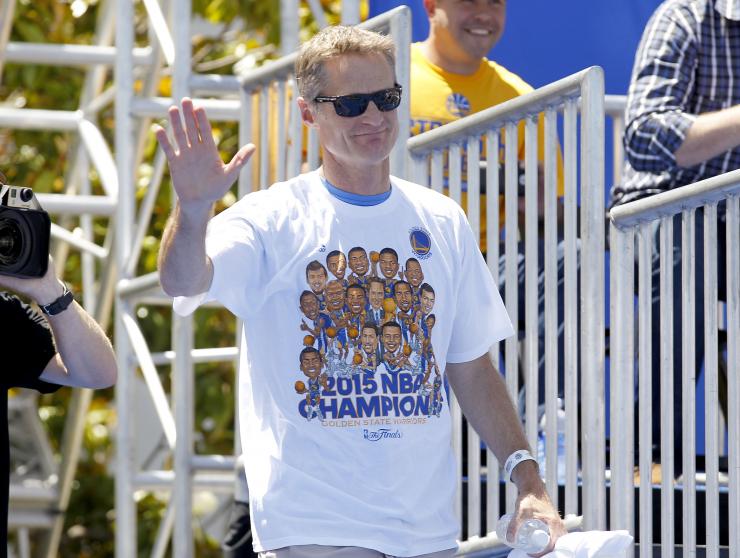 Head coach Steve Kerr