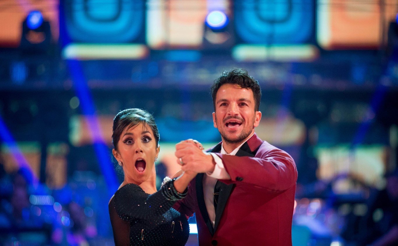 Strictly Come Dancing 2015 Peter Andre quicksteps to the top of the leaderboard