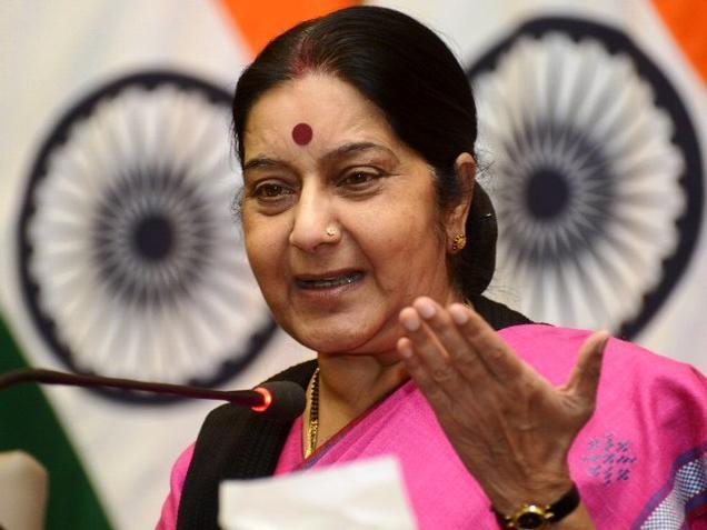 External Affairs Minister Sushma Swaraj