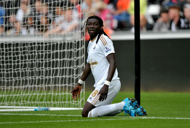 Swansea City striker Bafetimbi Gomis has not found the net in seven games