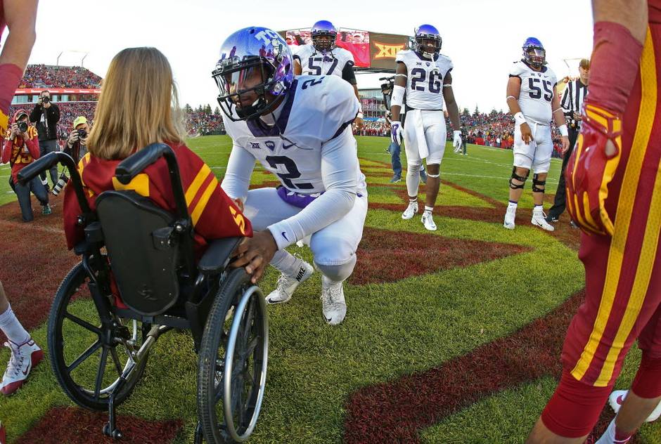 Trevone Boykin Has Touching Encounter With Young Fan