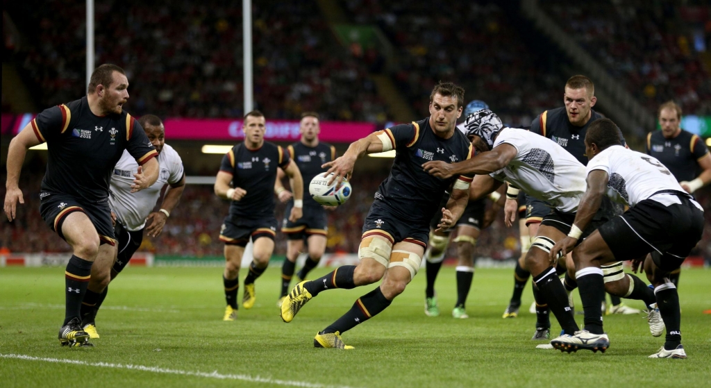 TWO SEVENS Sam Warburton will join forces with fellow openside Justin Tipuric and Taulupe Faletau in the back row against Australia