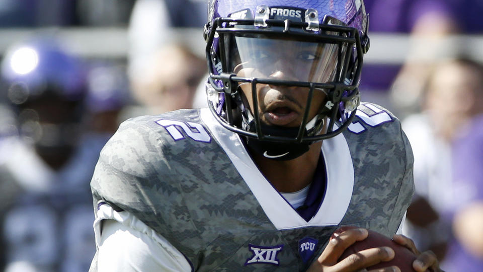 Boykin throws 5 TDs, No. 4 TCU blows out Texas 50-7