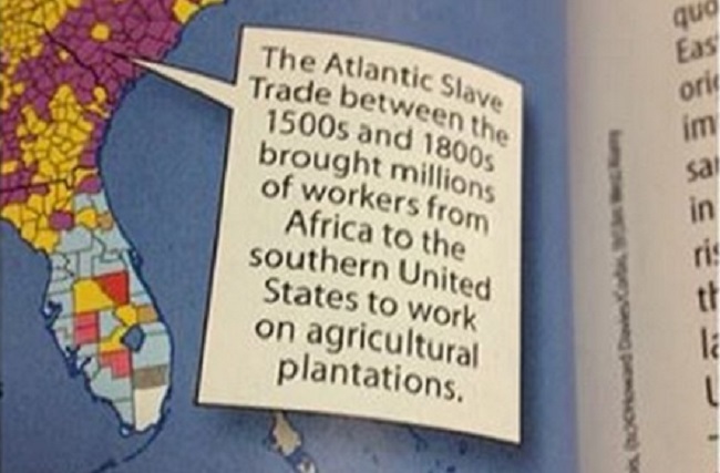 Textbook publisher re-writes book after portraying slaves as 'workers'