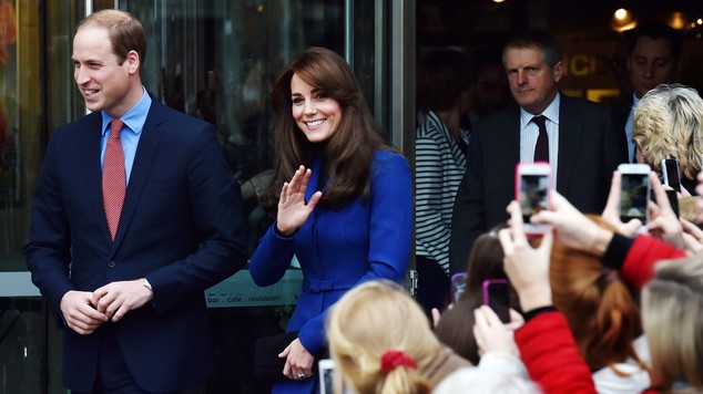 The Duke and Duchess of Cambridge on the Discovery on a visit to Dundee