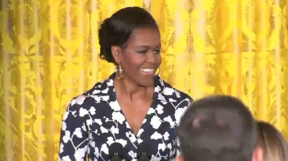 The First Lady is promoting a new series of education PSAs