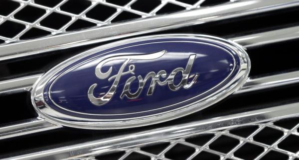 The Ford logo shines on the front grille