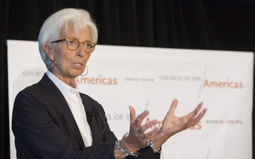 The IMF led by Christine Lagarde said emerging market economies will lag behind