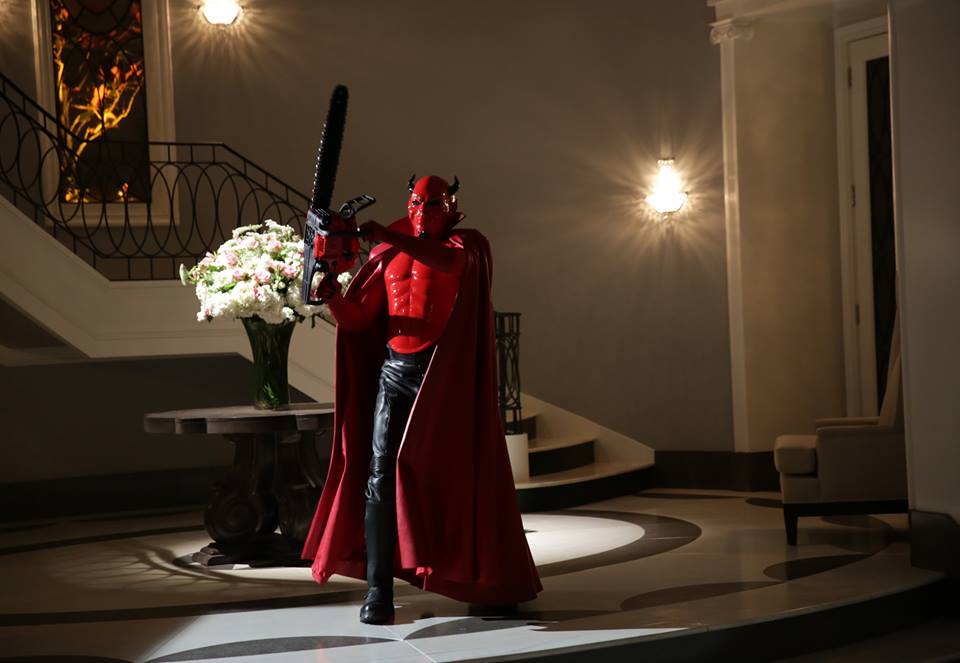 The Red Devil utilized a chainsaw to terrorize Wallace University on'Scream Queens