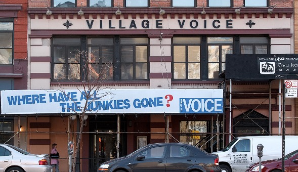 The Village Voice head office at 36 Cooper Square in New York City