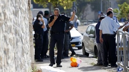 The aftermath of the attack in Jerusalem