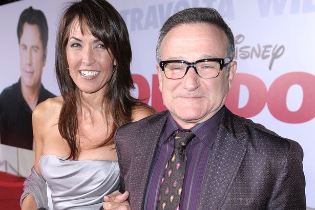 Actor Robin Williams and Susan Schneider