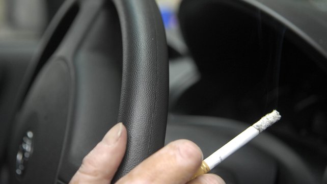 The new law will see the driver and any smoker fined if they have someone under 18 in the car too