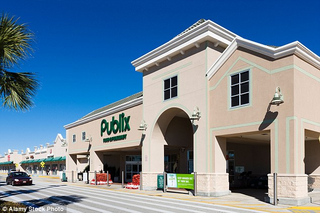 The unnamed man walked into a Publix in Sebastian Florida with the remains around 10am on Tuesday