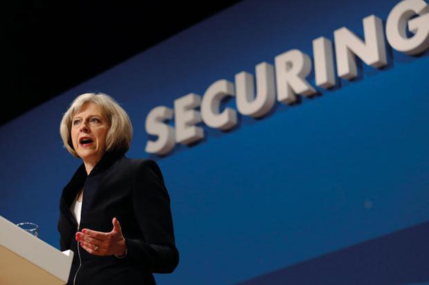 Too many migrants will harm society, Theresa May claims