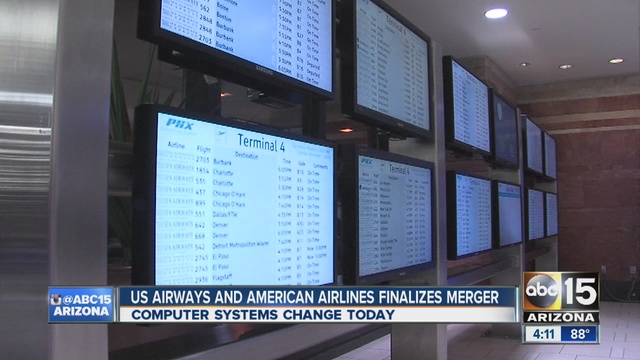 This was the final step to complete the mega merger between US Airways and American Airlines so here's what you need to do now.                      KNXV