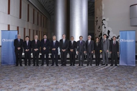 Trade ministers from a dozen Pacific nations in Trans Pacific Partnership Ministers meeting post in TPP Ministers