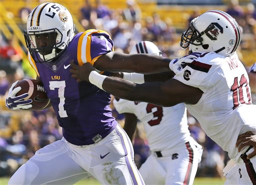 No. 7 LSU on flip side of weather-related relocation