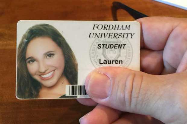 Hanks tweets photo of student ID he found in NYC park