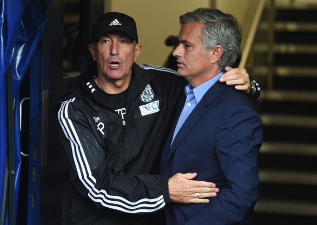 Tony Pulis and Jose Mourinho