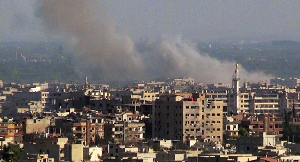 Military action near Damascus