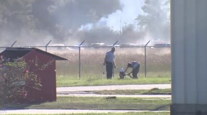 Two men killed when twin-engine Cessna crashes at Hammond Airport