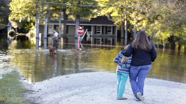 South Carolina flooding: dams breached