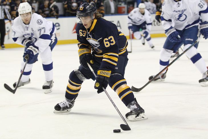 Tyler Ennis is one of the few holdovers for the Buffalo Sabres.- Timothy T. Ludwig-USA TODAY Sports