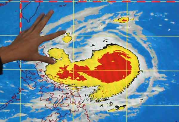 Alert: Typhoon Koppu near Philippin