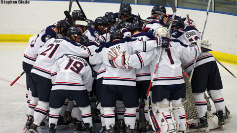 The UConn men's hockey team beat No. 7 BU 5-2 Tuesday night in Hartford for its third win over a top 10 team at the XL Center in two years