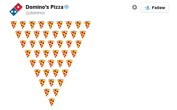 US users can order food by tweeting the pizza emoji