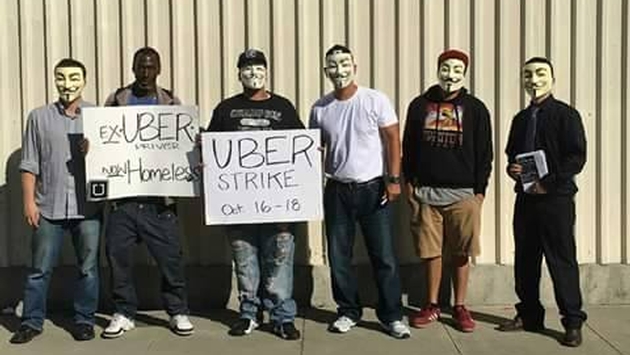 Group of Uber Drivers Strike Nationwide