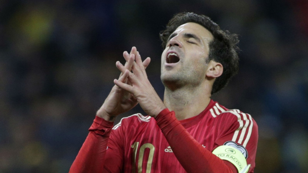 Spain's Cesc Fabregas