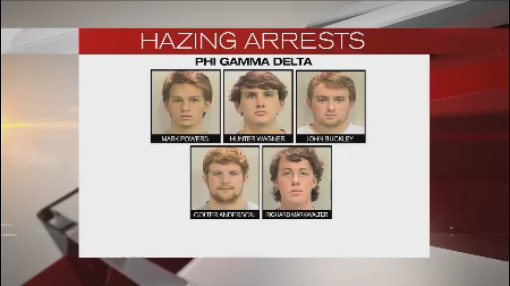 University of Alabama students arrested on hazing allegations