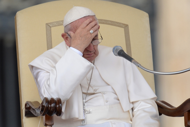 Pope Francis gives his weekly general audience at St Peter's square