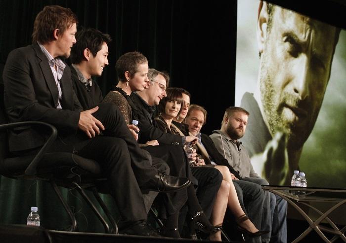 Cast members and producers of'The Walking Dead