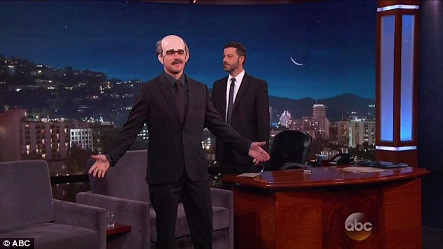 I made it! Matt Damon donned a fake bald head and mustache to disguise himself as TV's Dr. Phil the scheduled guest on Jimmy Kimmel Live on Monday night and after a decade of waiting he got on the show