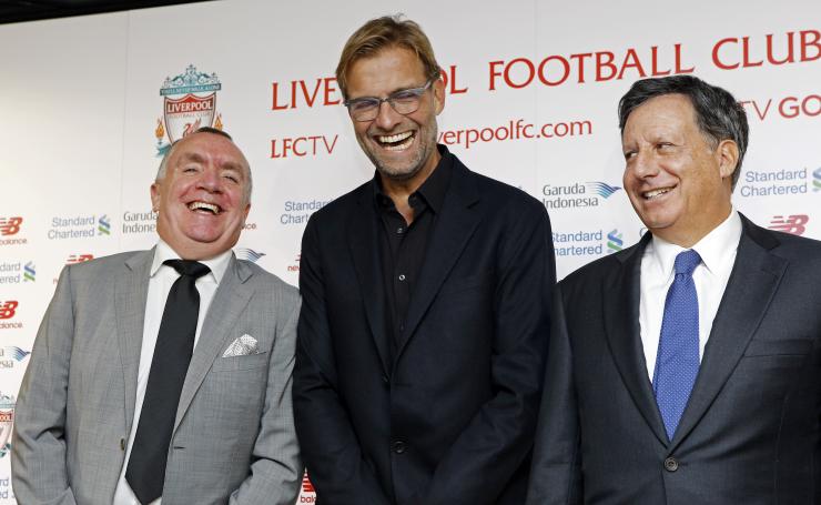 Jurgen Klopp at his unveiling as Liverpool manager