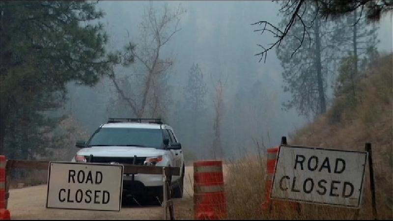 Officials: Structures destroyed in Walker Fire near Grimes Creek